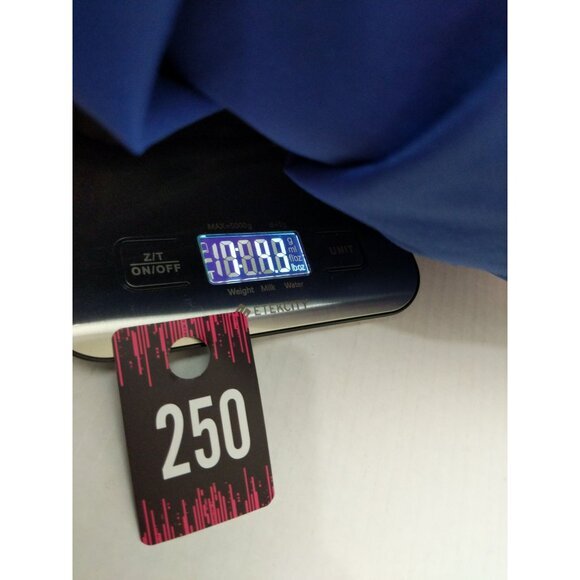 VNTG COLUMBIA Womens Bugaboo Jacket SZ L Zip Snap Button Windbreaker Collar Blue - Picture 12 of 13